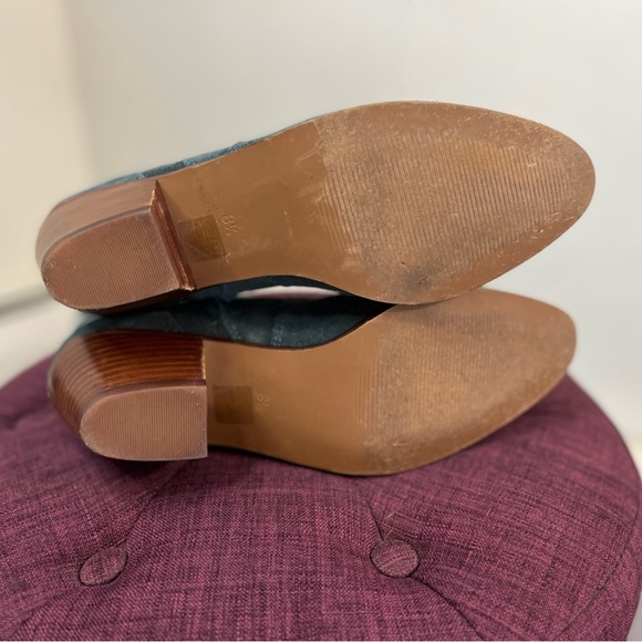 *Like NEW* Madewell The Western Boot in Suede in Midnight Spruce, Size 8.5 (8H) - Picture 15 of 16